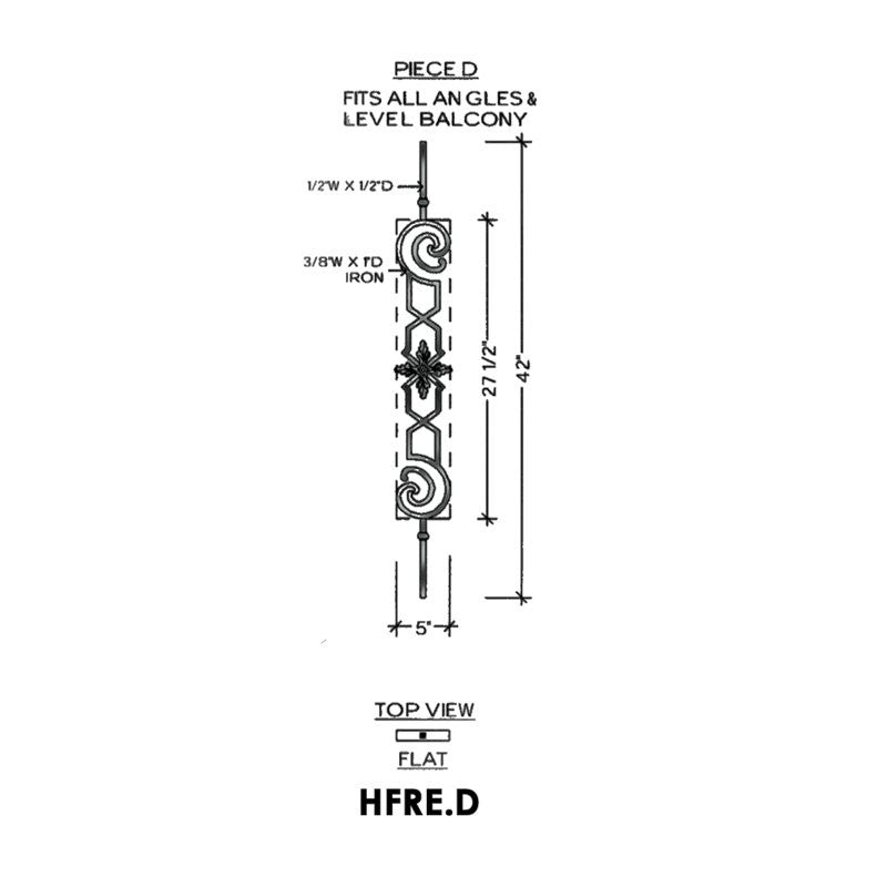 HFRE.D Regency Baluster Panel