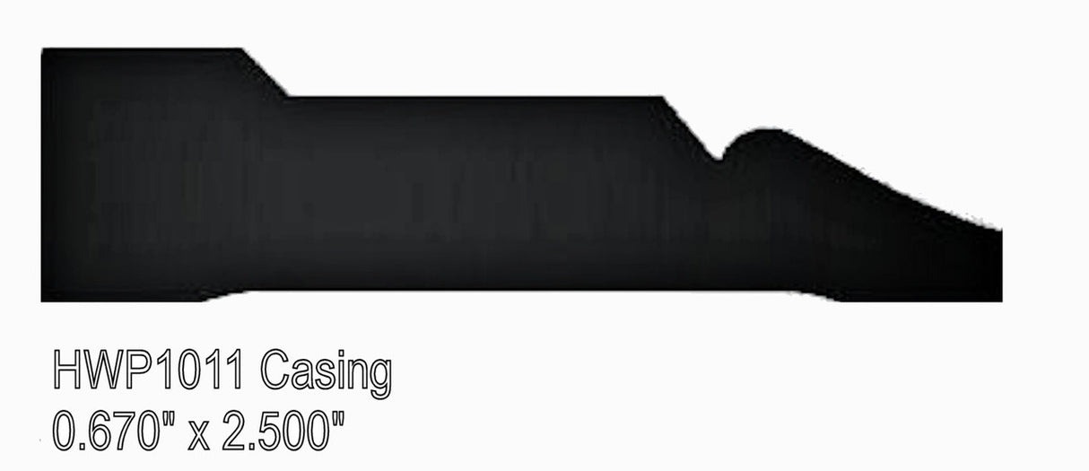 1011 2-1/2" Hardwood Casing