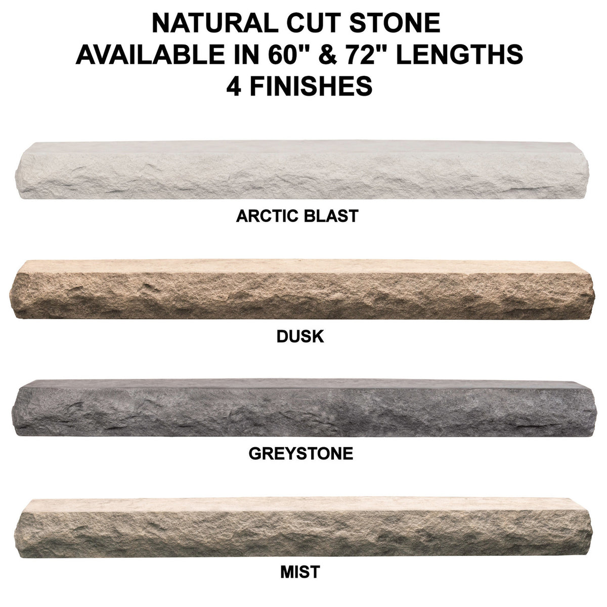NCCS Natural Cut Stone Non-Combustable Fireplace Mantel Shelf