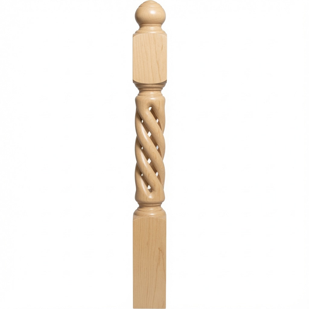 ORT-8660 5-1/2" x 50" Open Rope Twist, Birch