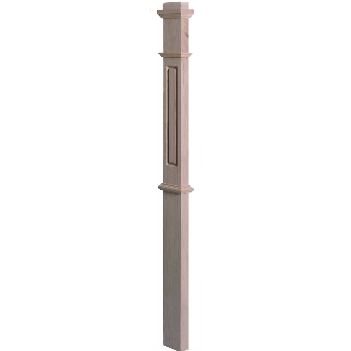 RP-4375 Raised Panel HALF Box Newel Post
