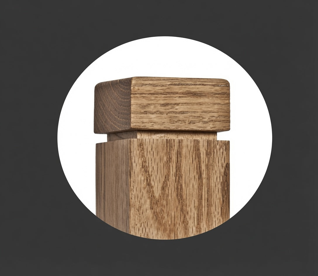 Rounded Top with Grooves