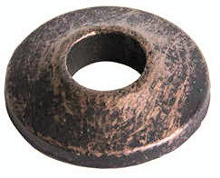 Modern Disk Shoes for Round Balusters, Oil Rubbed Bronze (ORB)