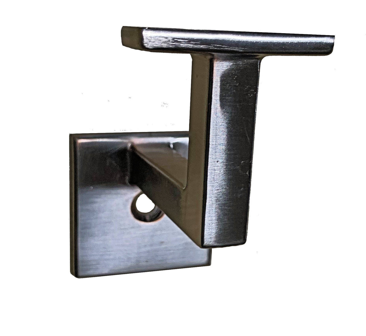 SQ212 Square Modern Handrail Bracket 2-1/2" Reach (Satin Nickel)