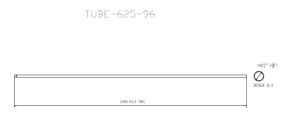 Coffman Horizontal Tubes 5/8" CADD
