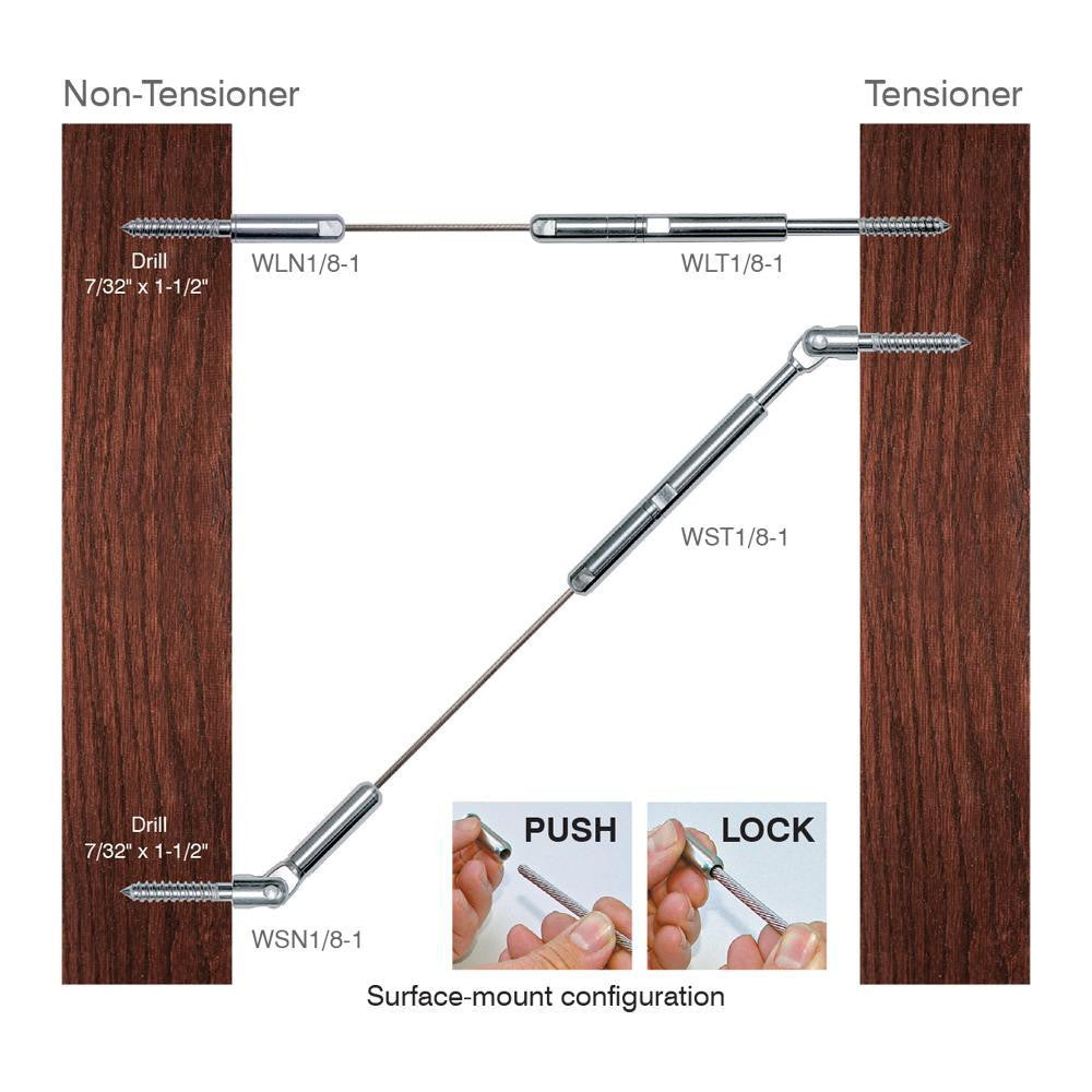 WLN1/8 Wood Level Non-Tensioner (2)
