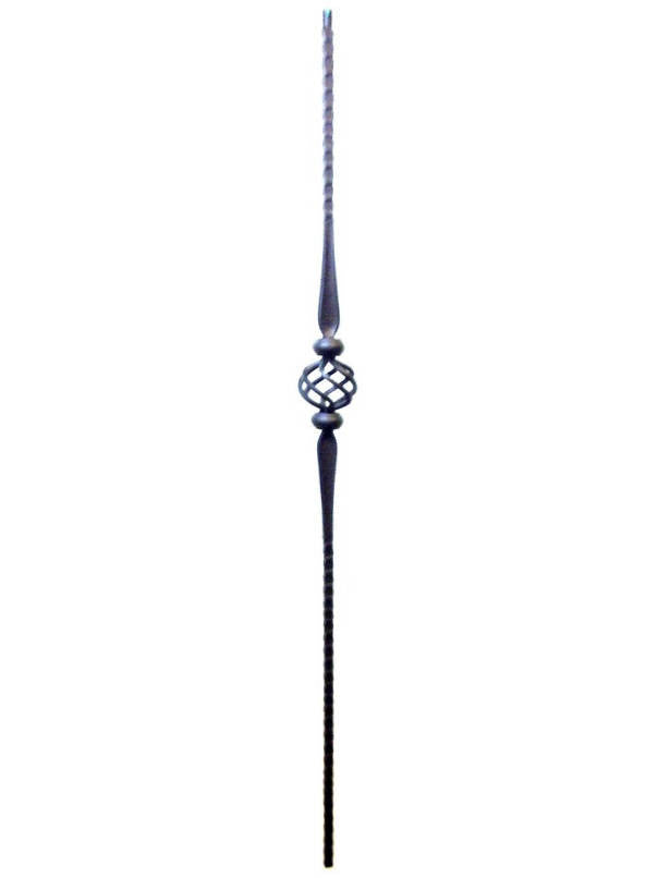 T-47 Single Basket with Spoons, Hammered Face