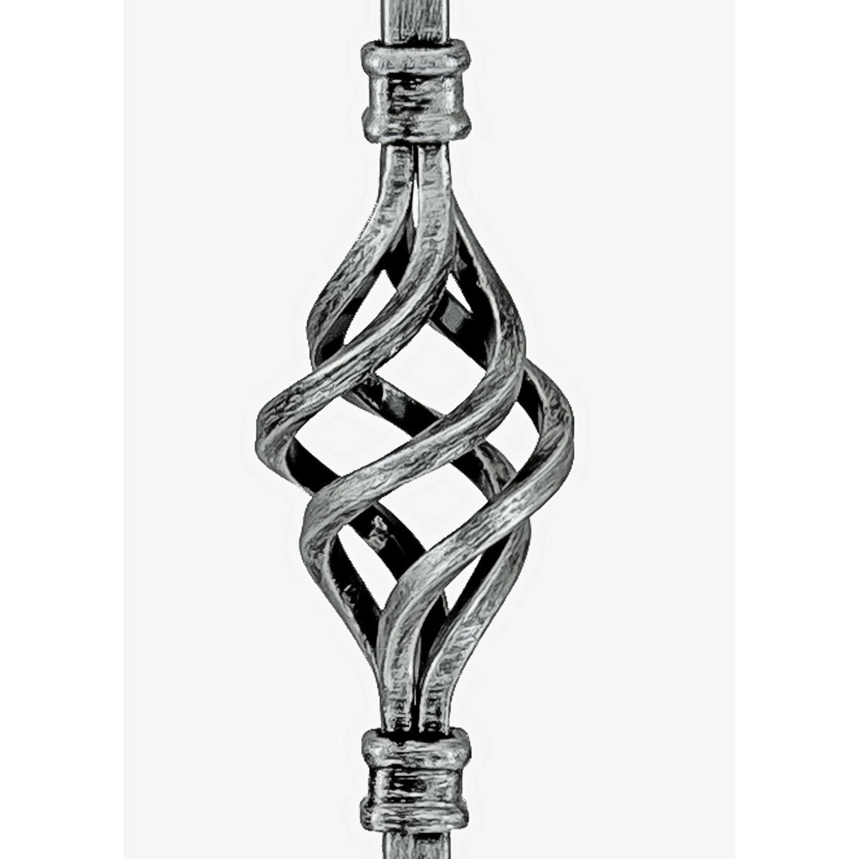 T-05 Double Basket with Single Twist in Antique Nickel
