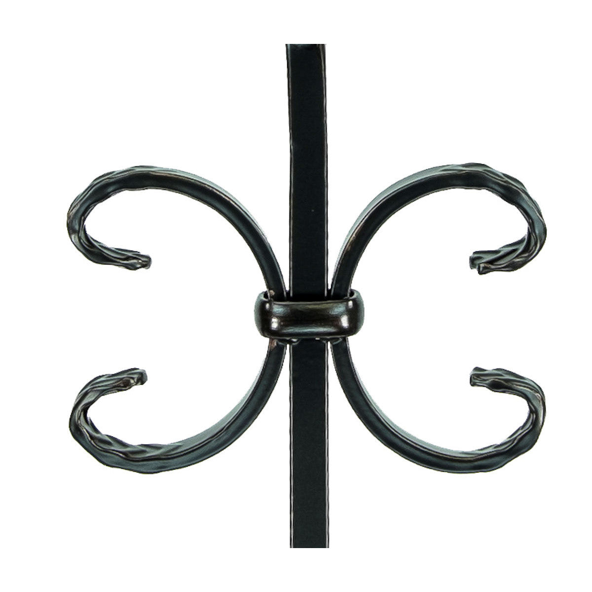 T-11 Double Butterfly, Single Ribbon, Tubular Steel Close Up