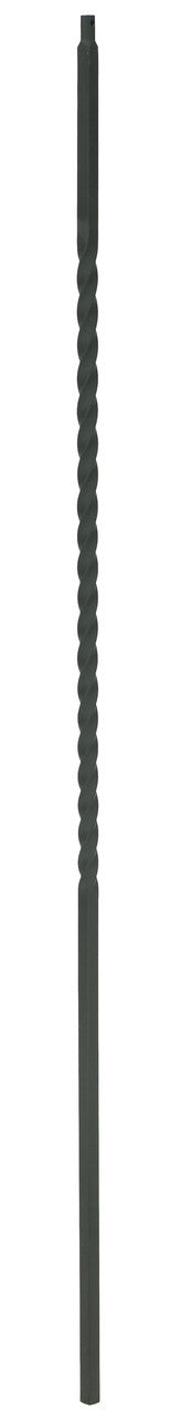 T-27 Single 20" Long Twist, Tubular Steel Shown in Satin Black