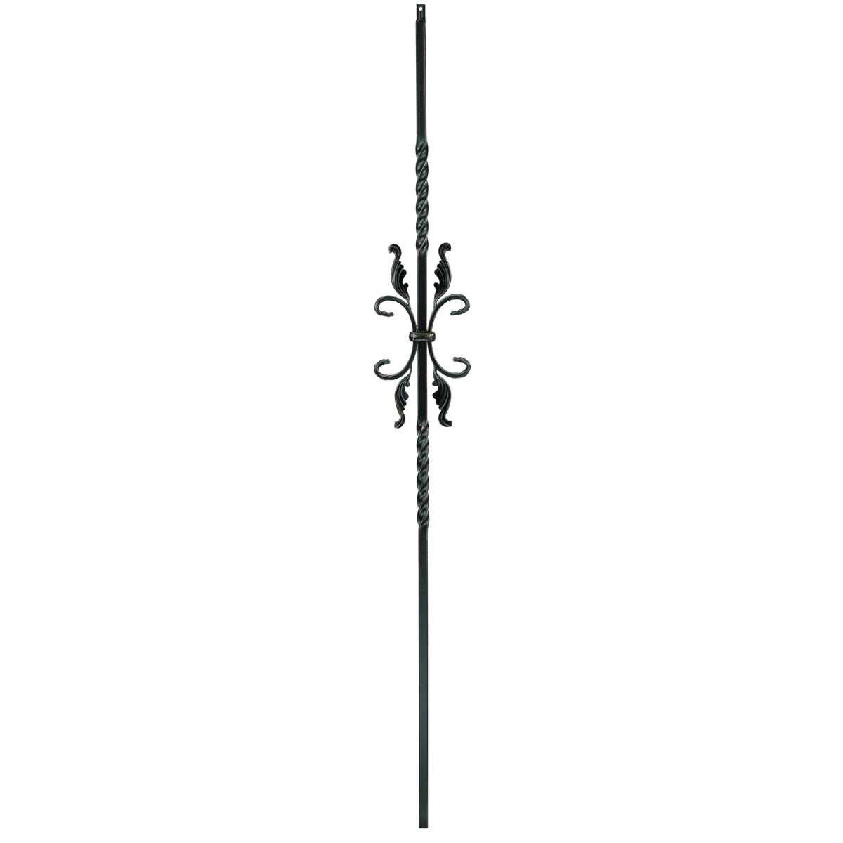 T55 Two Twists with Leaves Baluster