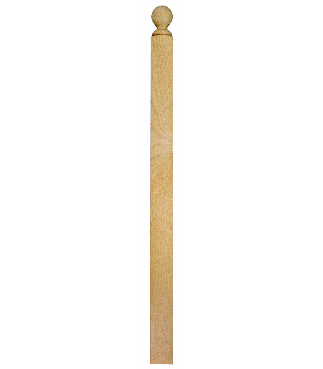 A-3004BT 48" Ball Top S4S Newel Post