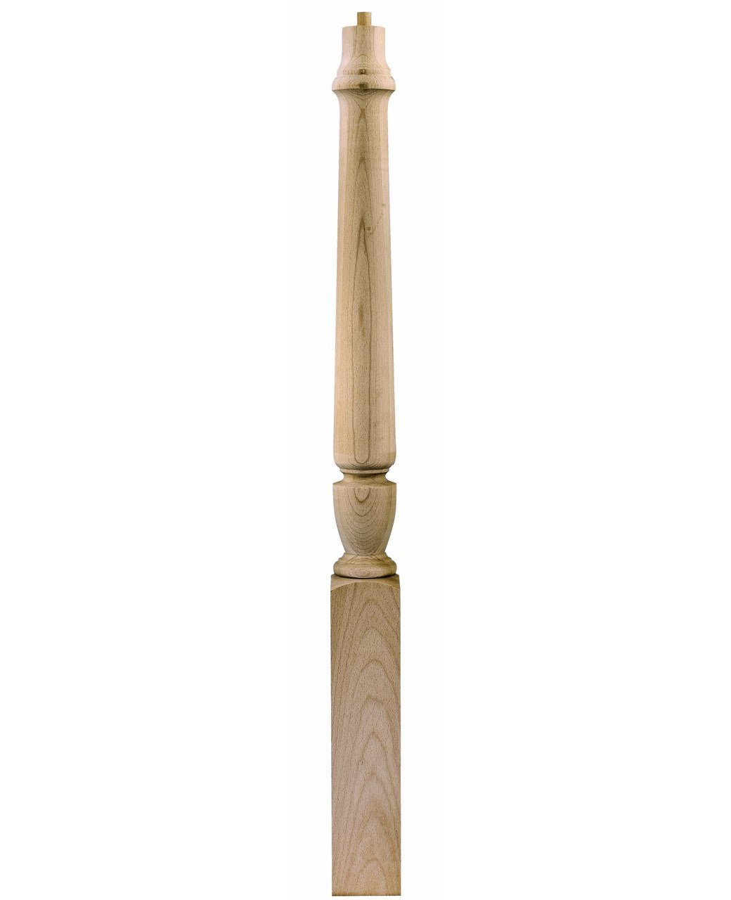 A3015PL 56" Plain Pin Top Landing Newel Post