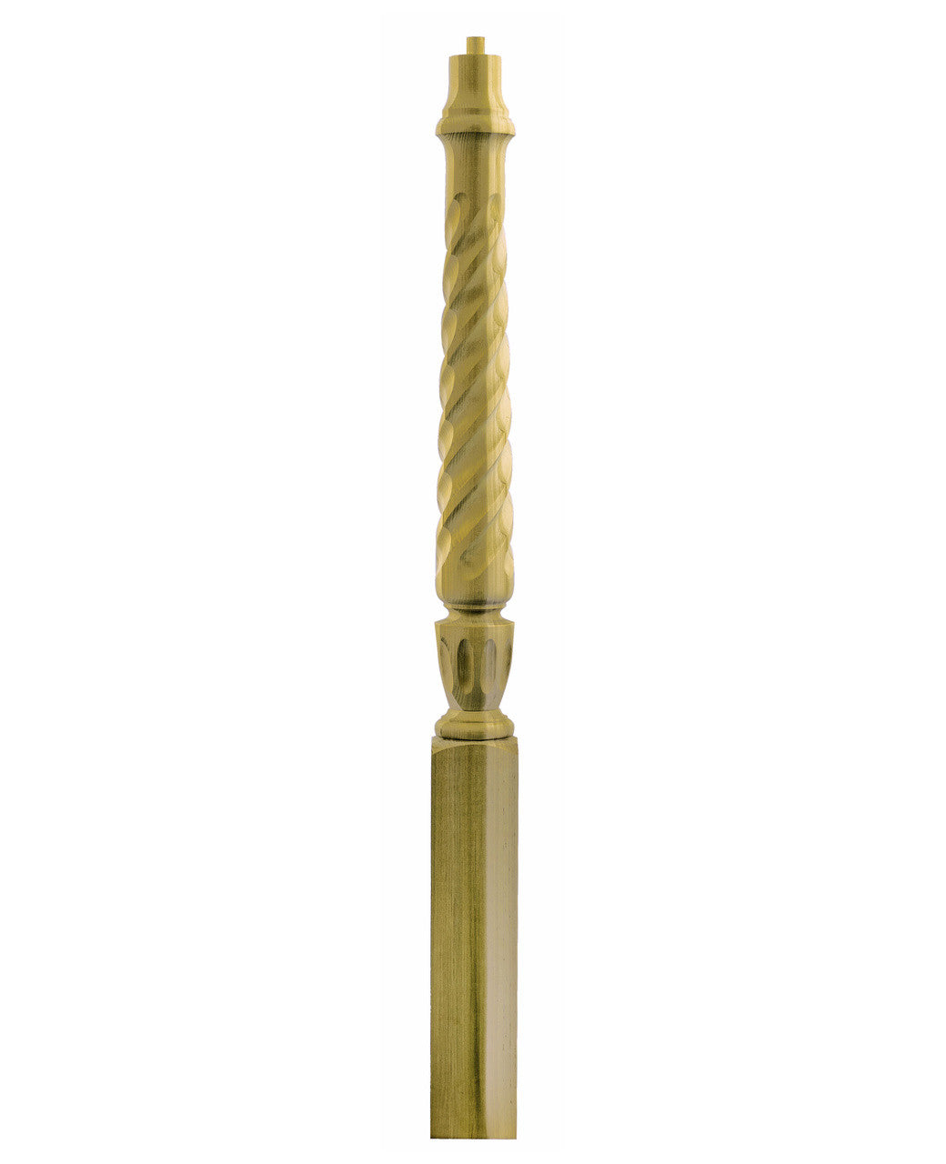 A3010T Twist 44" Pin Top Starting Newel Post