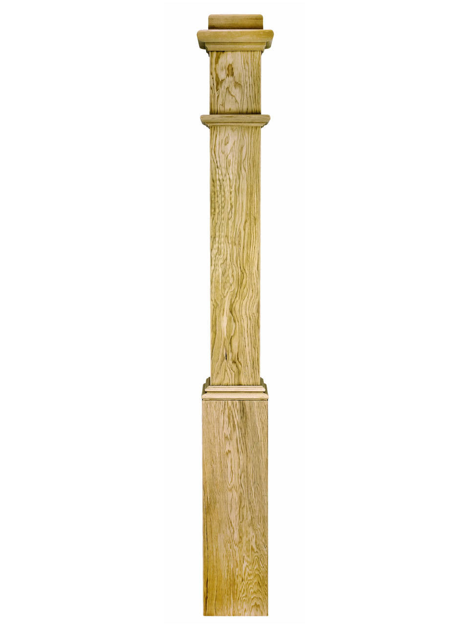 991 56" Plain Ranch Box Newel Post