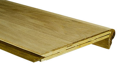 A-QT48LAND Qwik Landing 48" x 48" with Returned Ends, Red Oak