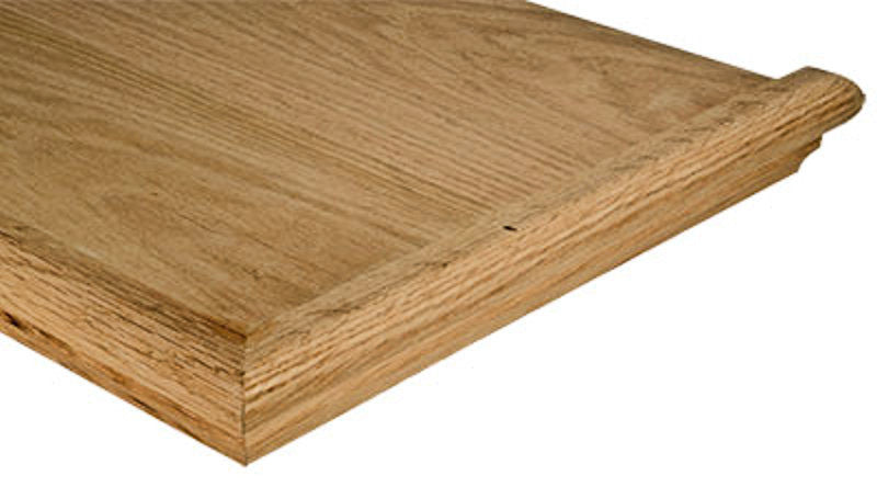 A-QT78MR Qwik Tread with Returned Ends 78", Red Oak