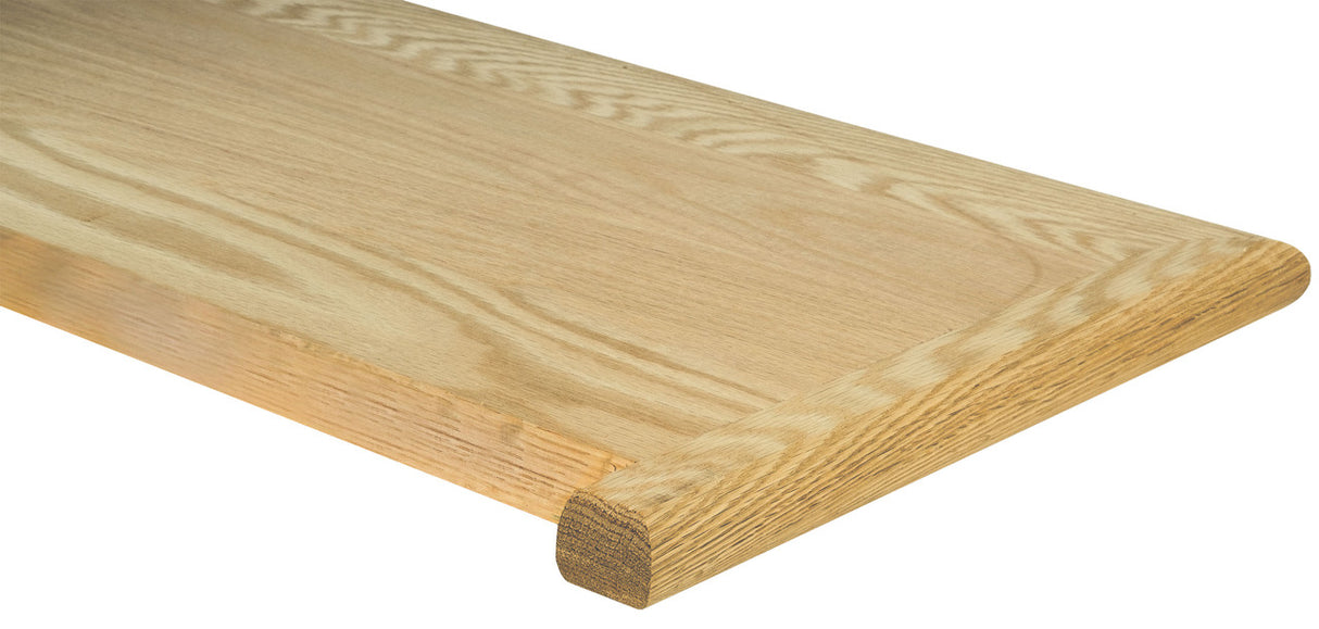 8070 Double Mitered Return Stair Tread (Oak Illustrated)