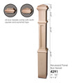 House of Forgings Box Newel Posts