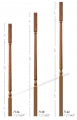 Colonial Elegant Rise Balusters