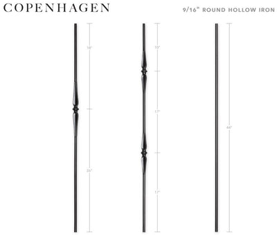 Copenhagen Round Balusters