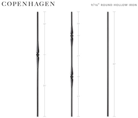Copenhagen Round Balusters