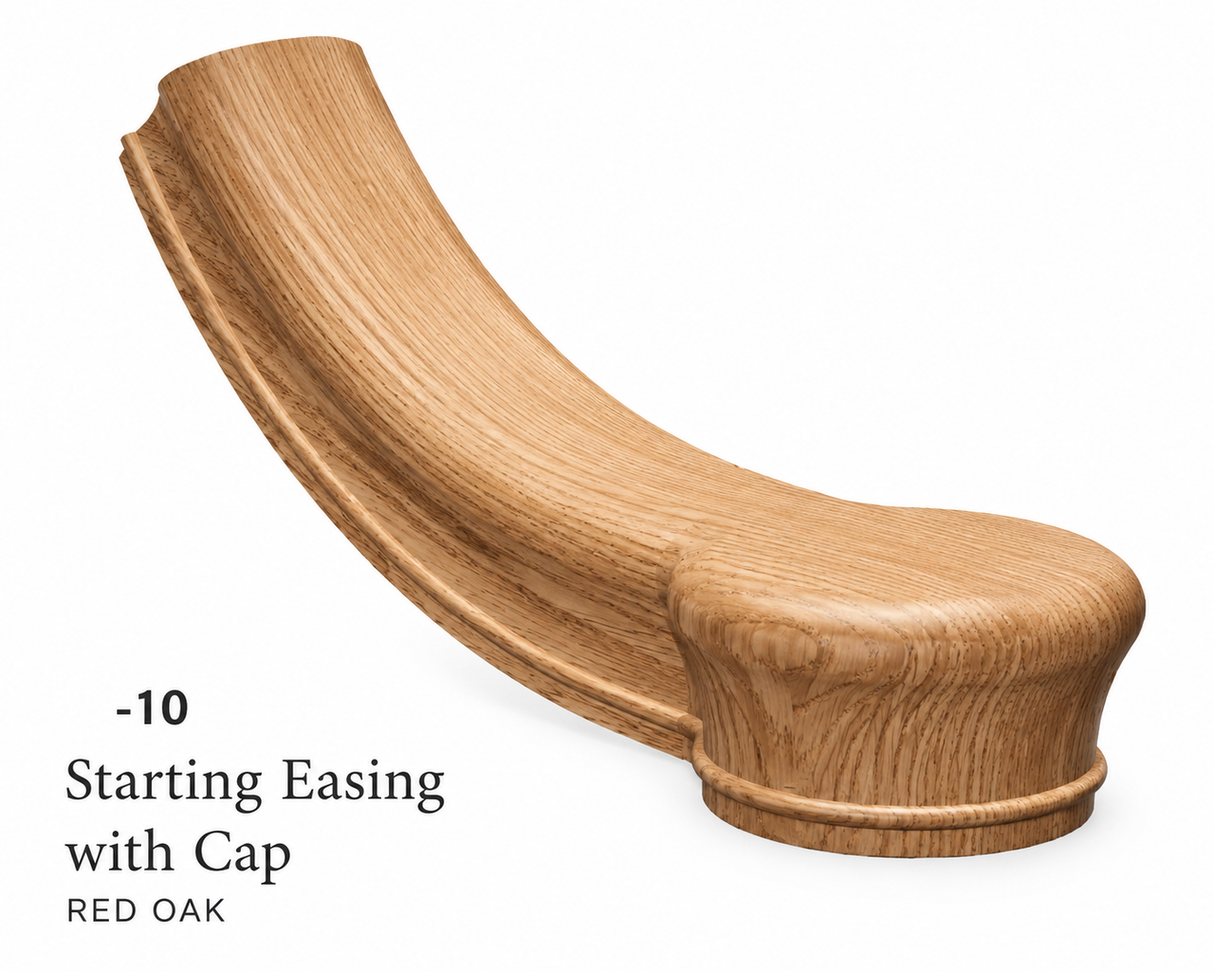 7010 Starting Cap with Up Easing - Red Oak