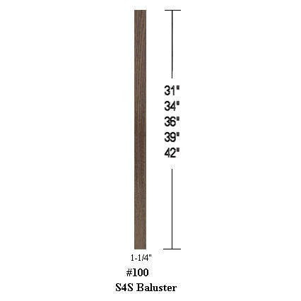 5060 1-1/4" S4S 34" Baluster