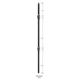 1062 Double Ball Hammered 14mm Stair Baluster