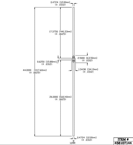 1071 Round Baluster CADD
