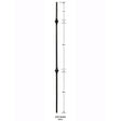 1072 Solid 12mm Round Baluster with Two Knuckles