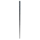 1074 Large Hammered Round Bar Iron Baluster