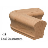 7011 Level Quarter-turn for the 6010 Handrail, American Cherry