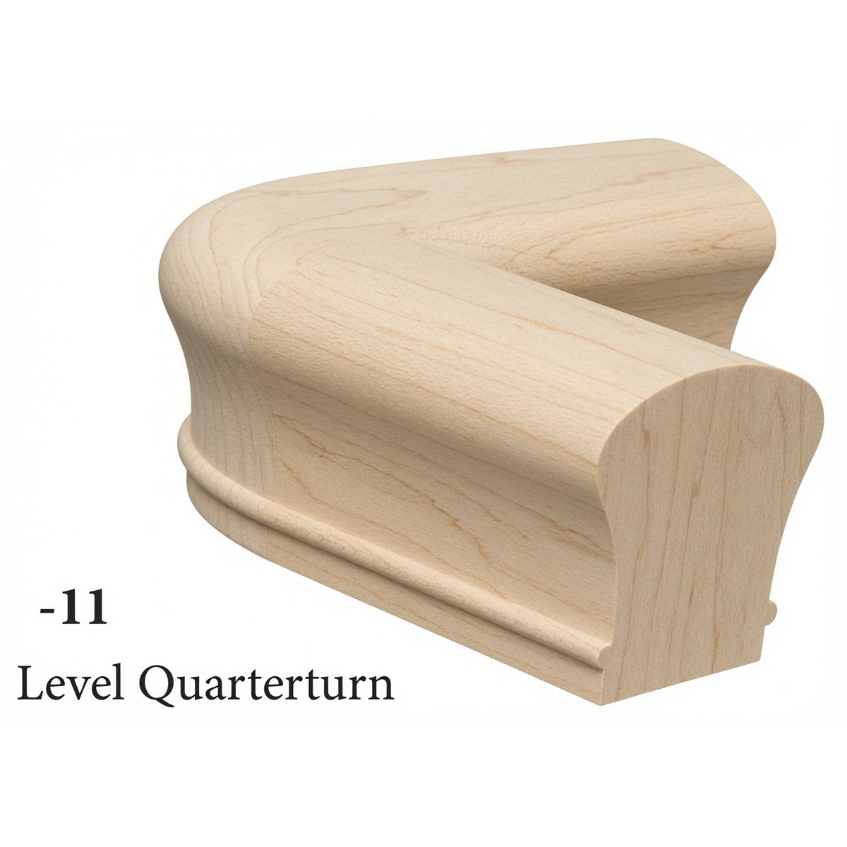7011 Level Quarter-turn for the 6010 Handrail, Birch