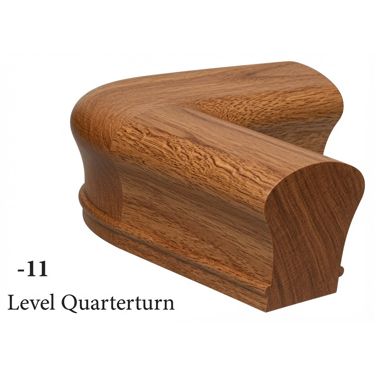 7011 Level Quarter-turn for the 6010 Handrail, Brazilian Cherry