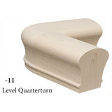 7011 Level Quarter-turn for the 6010 Handrail, Hard Maple
