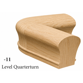 7011 Level Quarterturn - Red Oak