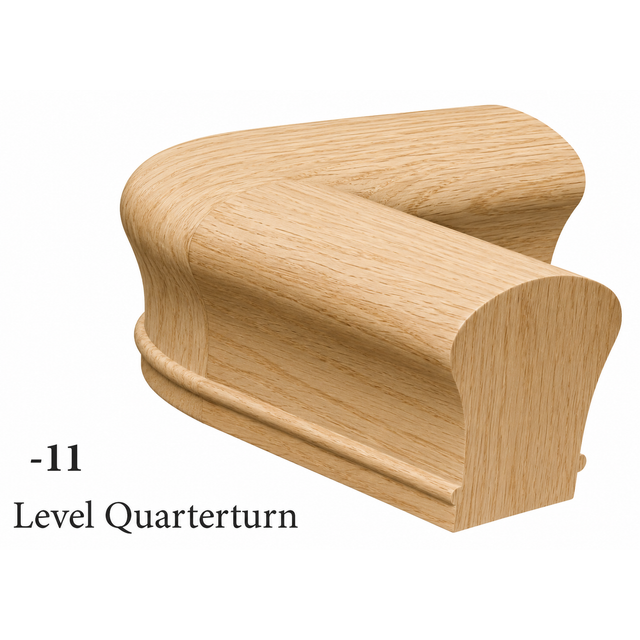 7011 Level Quarter-turn for the 6010 Handrail, Red Oak