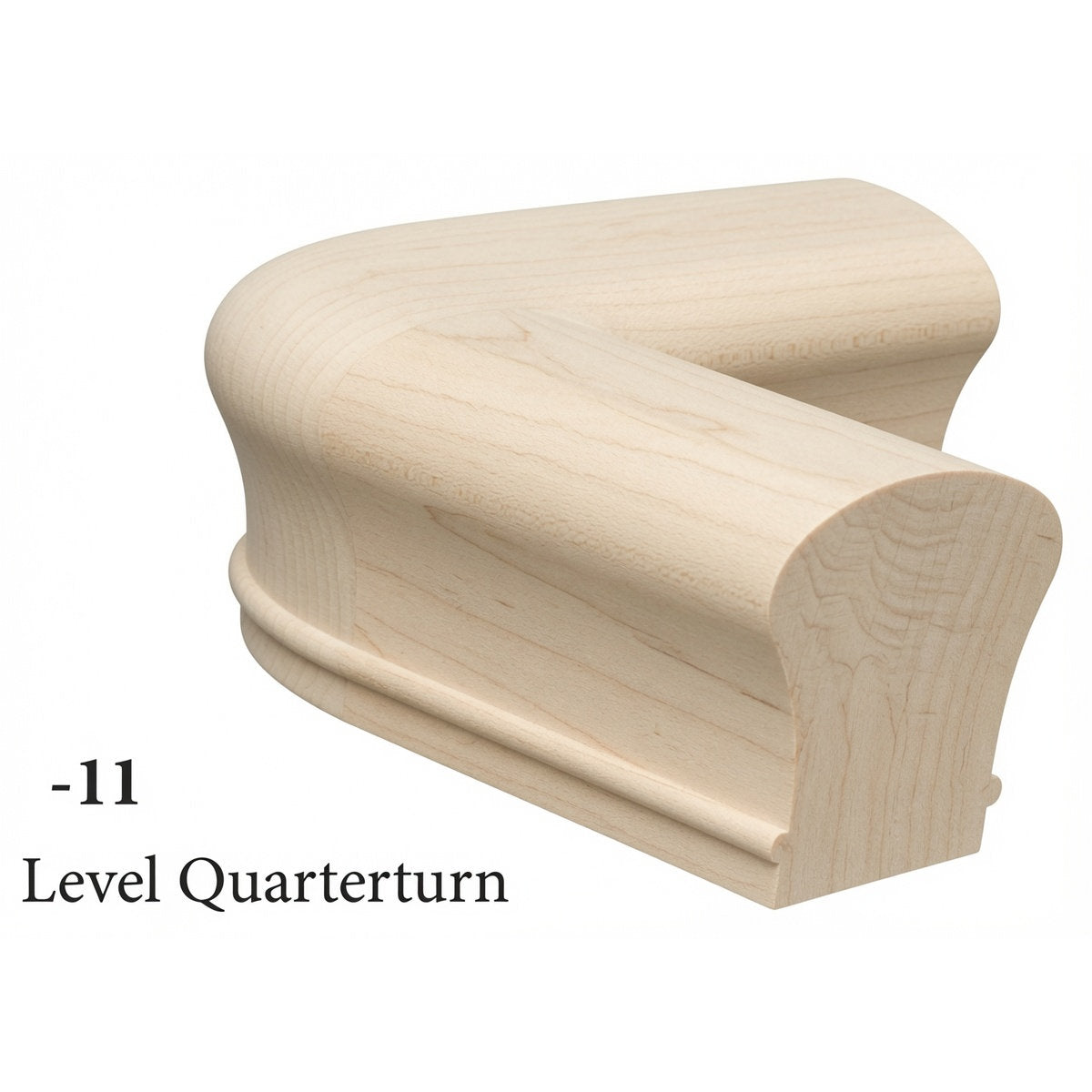 7011 Level Quarter-turn for the 6010 Handrail, Soft Maple