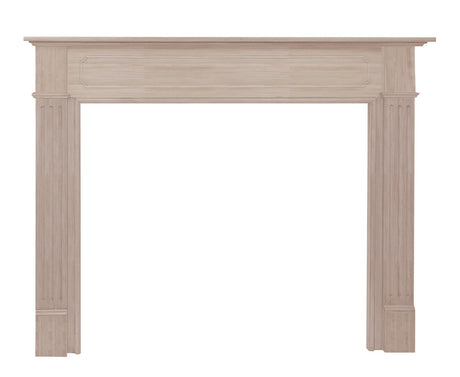 The Williamsburg 56" Fireplace Mantel Surround (110-56), Unfinished