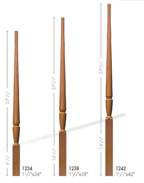 1200 Series Elegant Rise Balusters