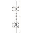 1332 Double Butterfly and Ribbon 12mm Hollow Baluster