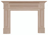 The Classique Fireplace Mantel Surround, 56" (140-56), Unfinished