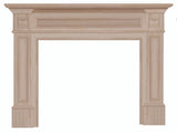 The Classique Fireplace Mantel Surround, 56" (140-56), Unfinished