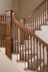 9005F Fluted 39" The Williamsburg Square Top Baluster