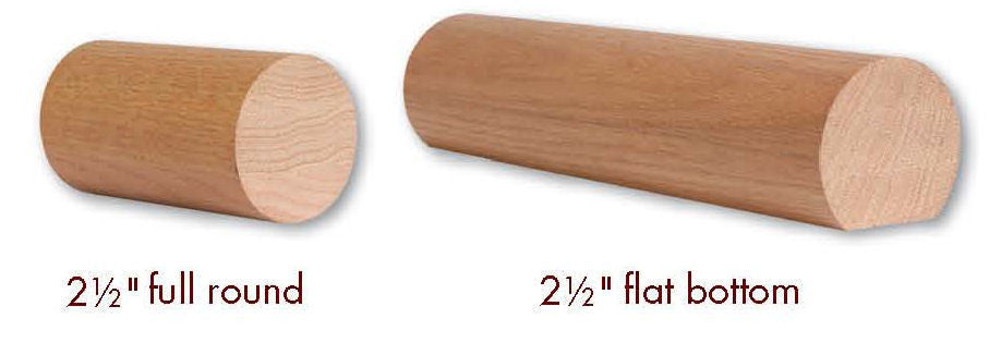 2500 Pine 2-1/2" Round Handrail