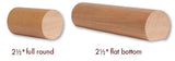 2500 Pine 2-1/2" Round Handrail