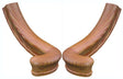 7640 (Left Hand) or 7645 (Right Hand) Large Turnouts for the 7600 Oval Handrail (6010 Turnouts shown)