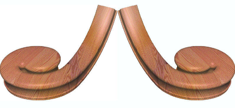 7630 or 7635 Volutes for the 7600 Series Handrail