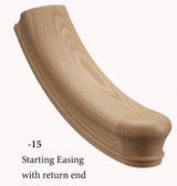 7015 Starting Easing with 1 Returned End - Red Oak